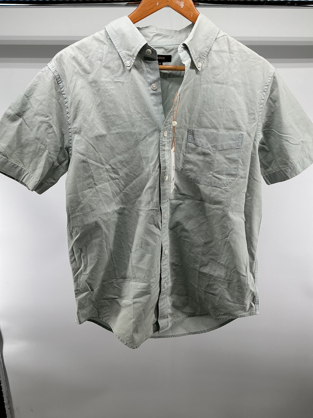 100% Organic Chambray Short Sleeve Shirt